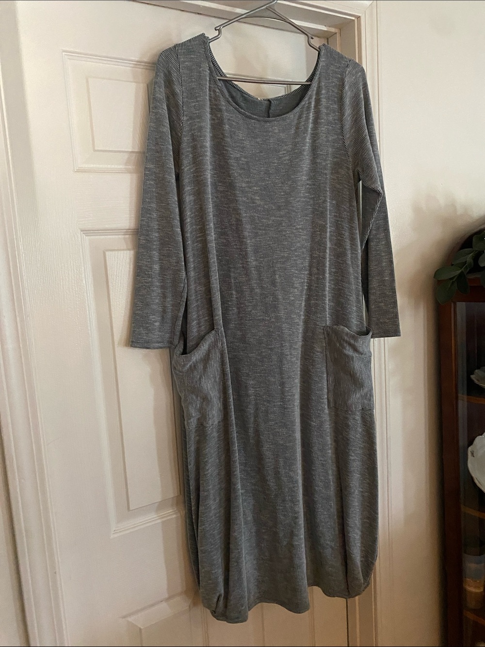 Heathered Blue Bubble Dress